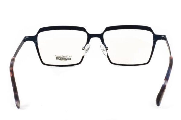 frame glasses les pieces uniques women square metal blue