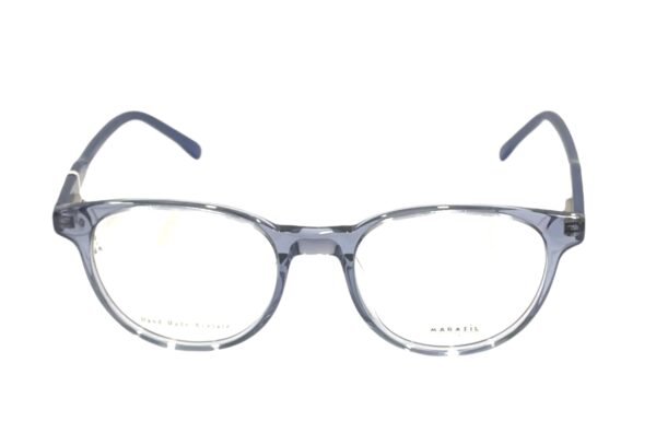 eyeglasses marasil boys girls kids children crystal blue transparent plastic frame round shape