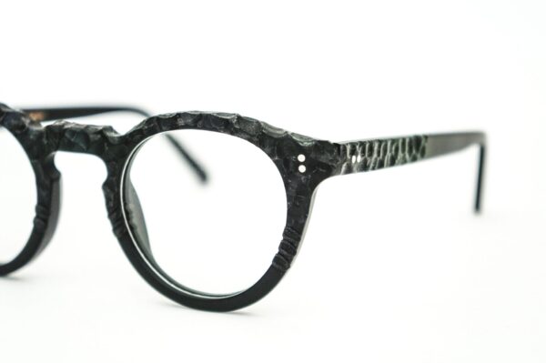 frame glasses ugly bell men women round handcrafter black acetate