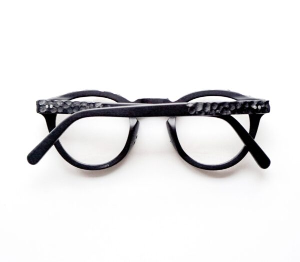 frame glasses ugly bell men women round handcrafter black acetate