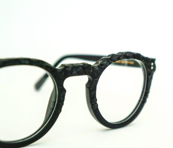 frame glasses ugly bell men women round handcrafter black acetate