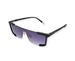 sunglasses paul frank mask men women unisex black acetate gradient purple lenses degrade uvprotection