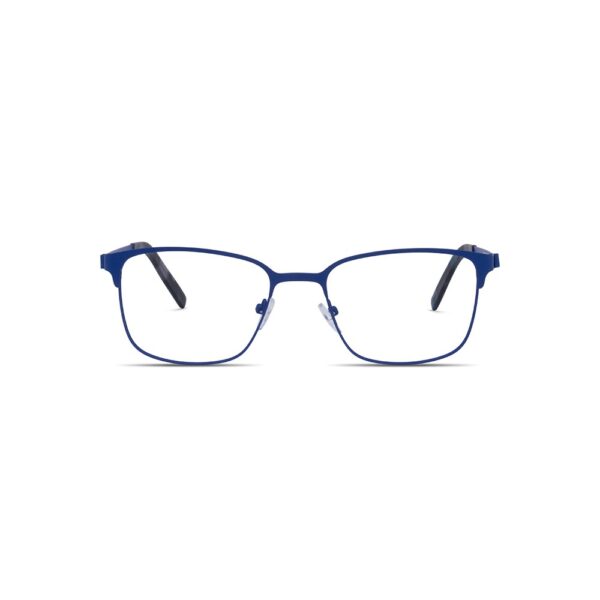 frame glasses les pieces uniques men women square metal blue electric