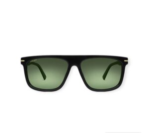 sunglasses polar men women square black acetate green lenses polarized antireflex uvprotection