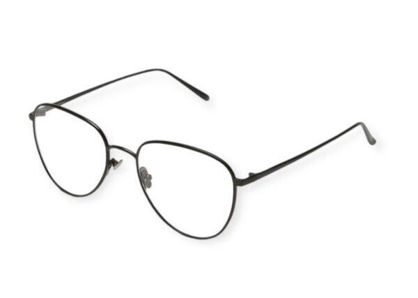 frame glasses ross and brown san francisco aviator black metal men women