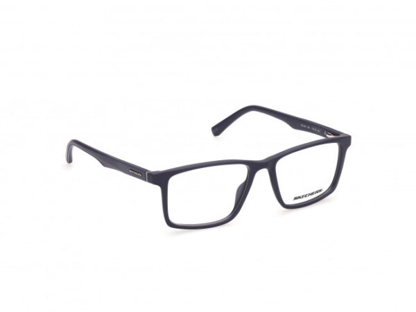 frame glasses skechers men male square blue acetate