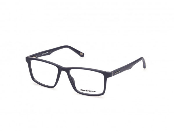 frame glasses skechers men male square blue acetate