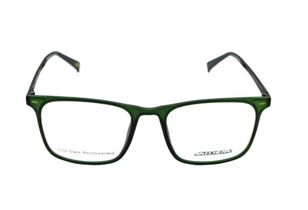 eyeglasses skechers men square shape green acetate