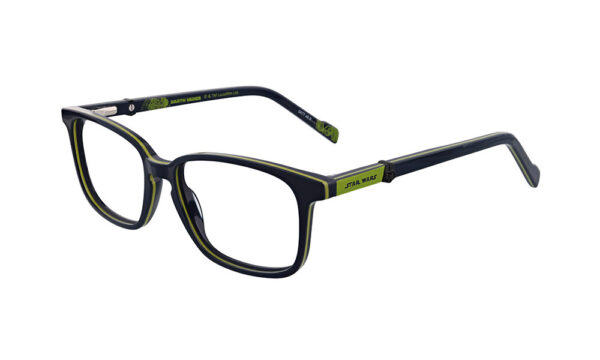 frame for kids boys star wars square dark green acetate