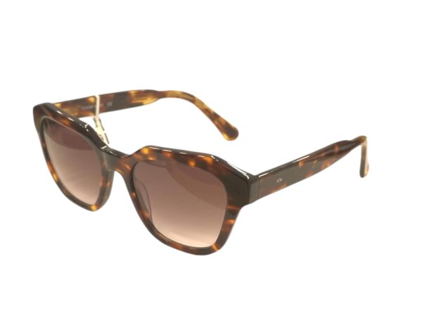 sunglasses tailor made women butterfly shape brown havana acetate gradient brown lenses uvprotection