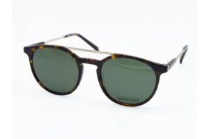 sunglasses tailor made men women round with double bridge brown havana acetate green antireflex lenses uvprotection