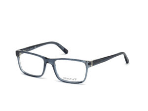 frame glasses gant men women rectangular blue/grey acetae