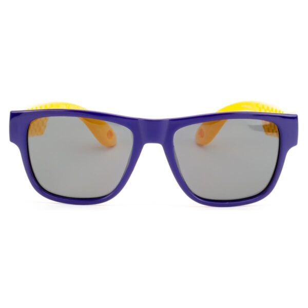 sunglasses kids marasil boys girls square shape navy blue acetate yellow temples