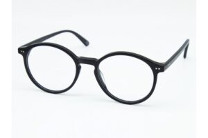 frame glasses tailor made men women unisex round shape black acetate