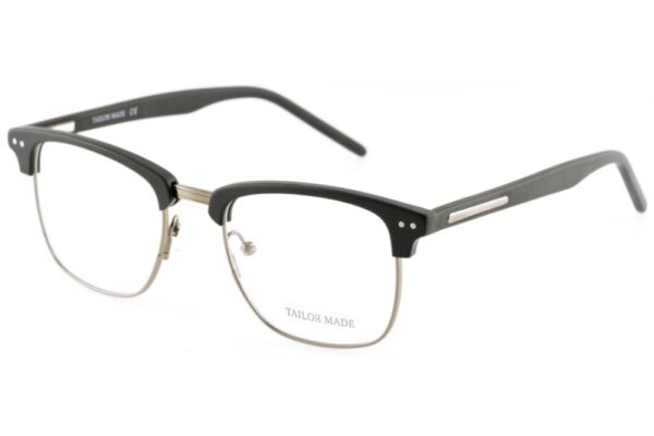 frame glasses tailor made men clubmaster shape matte black color