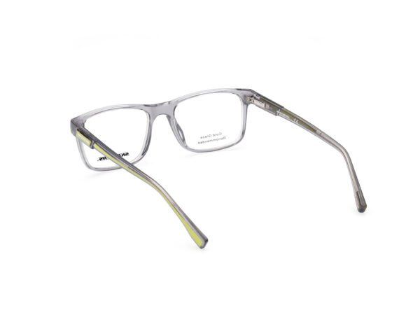 frame glasses skechers men rectangular crystal grey acetate men