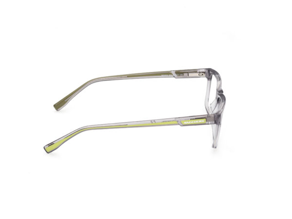 frame glasses skechers men rectangular crystal grey acetate men