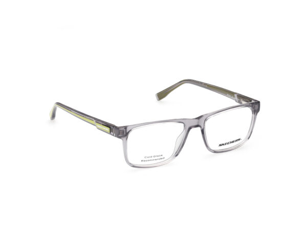 frame glasses skechers men rectangular crystal grey acetate men