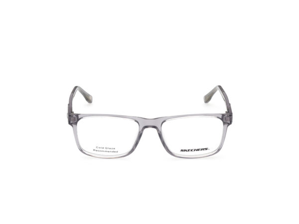 frame glasses skechers men rectangular crystal grey acetate men