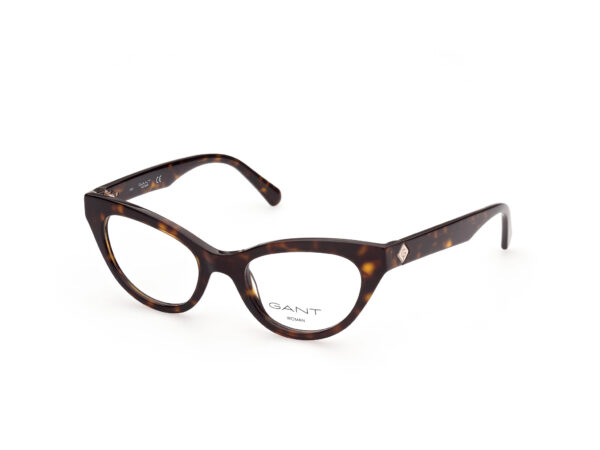 frame glasses gant women cat eye brown havana