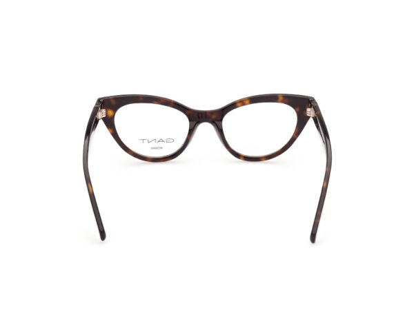 frame glasses gant women cat eye brown havana