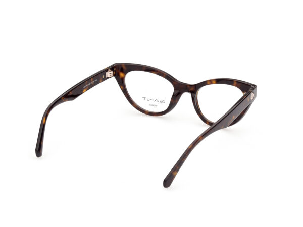 frame glasses gant women cat eye brown havana