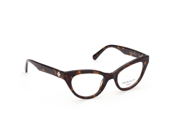 frame glasses gant women cat eye brown havana