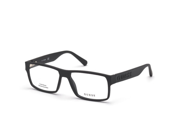 frame glasses guess men rectangular black acetate