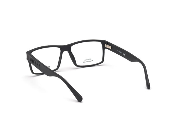 frame glasses guess men rectangular black acetate