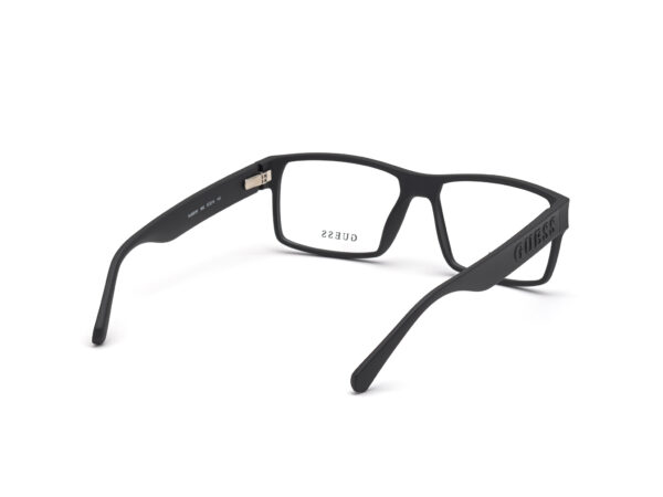 frame glasses guess men rectangular black acetate