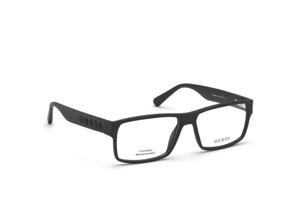 frame glasses guess men rectangular black acetate