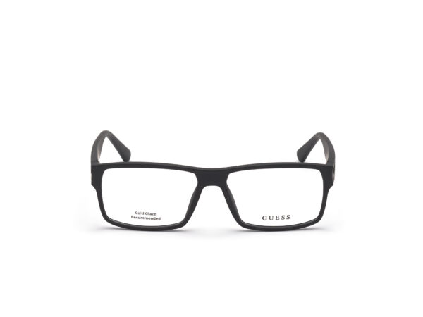 frame glasses guess men rectangular black acetate