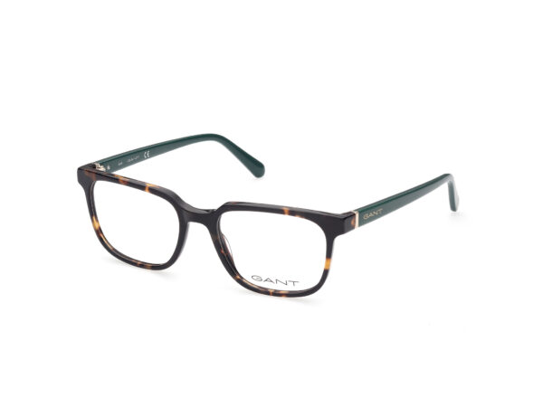 frame glasses gant men women unisex square brown havana acetate