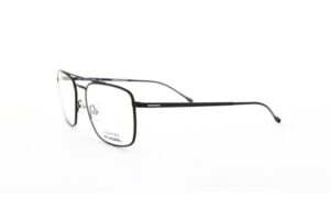 frame glasses lightec morel men pilot black and bronze stainless steel