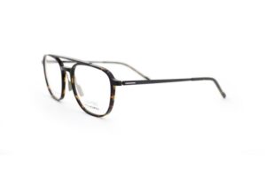 frame glasses lightec morel men pilot brown havana acetate black metal sides