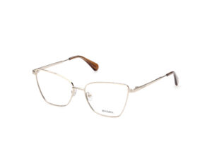 frame glasses max co women butterfly platinum gold metal