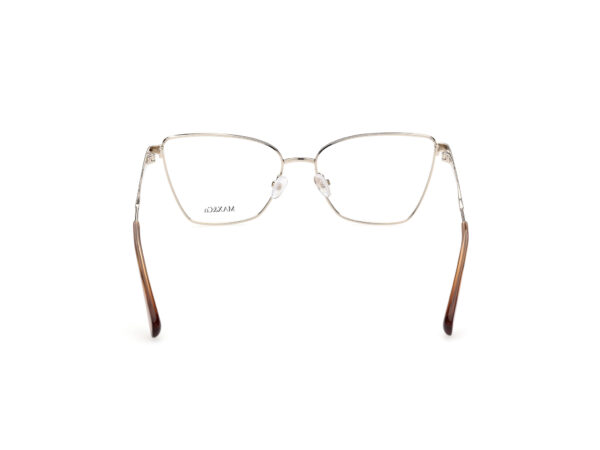 frame glasses max co women butterfly platinum gold metal