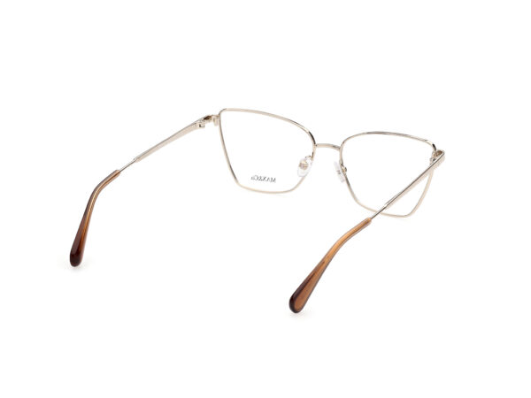 frame glasses max co women butterfly platinum gold metal