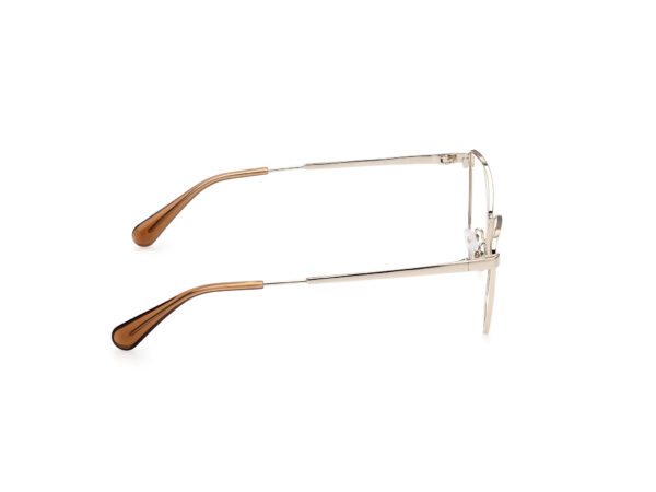 frame glasses max co women butterfly platinum gold metal