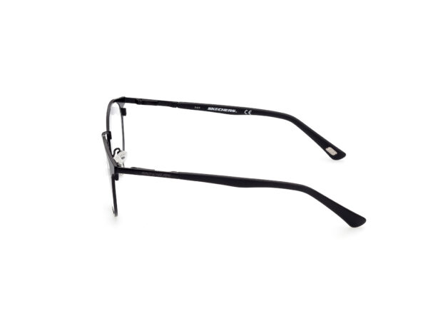 frame glasses skechers men women unisex round black stainless steel