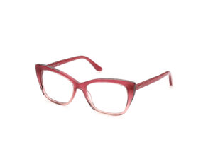 frame glasses guess butterfly women pink gradient acetate