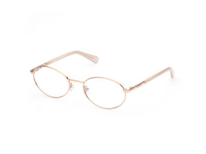 frame glasses guess women oval pink gold metal