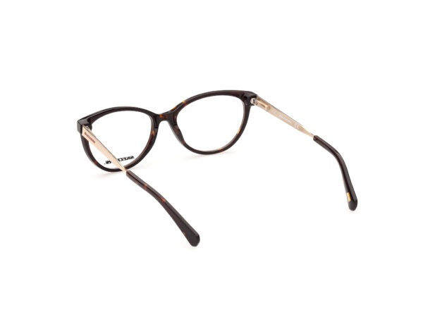 frame glasses skechers butterfly cat eye brown havana acetate gold rods