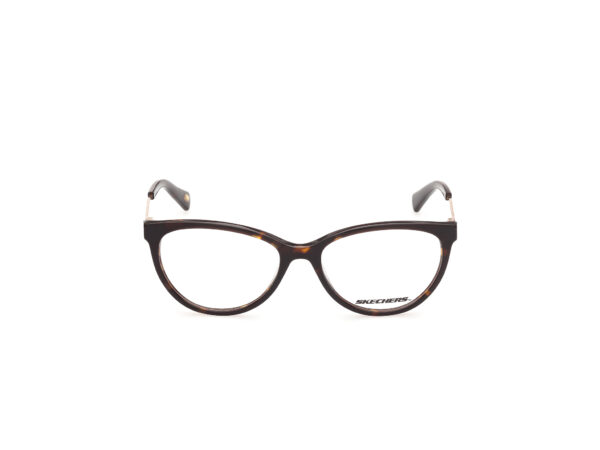 frame glasses skechers butterfly cat eye brown havana acetate gold rods