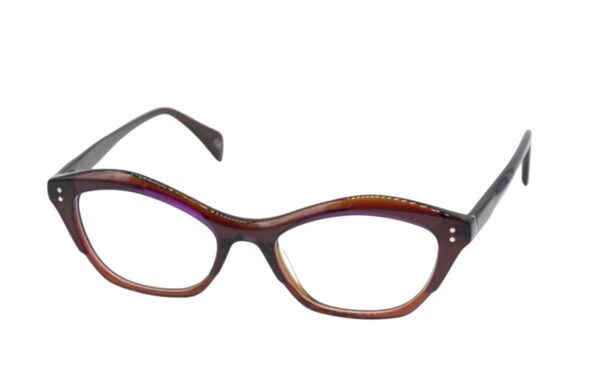 frame glasses anna riska burgundy acetate cat eye women