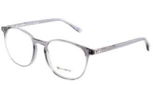 frame glasses el greco men women unisex round shape crystal grey acetate