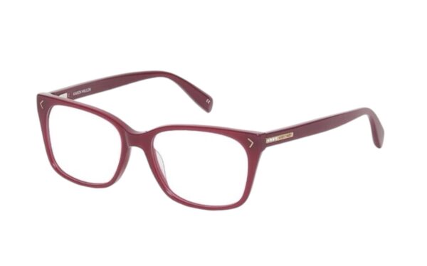 frame glasses karen millen women square burgundy acetate