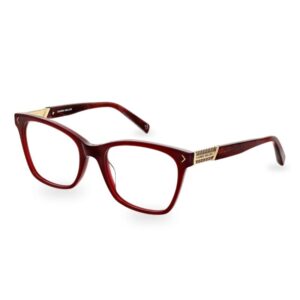 frame glasses karen millen women burgundy square acetate