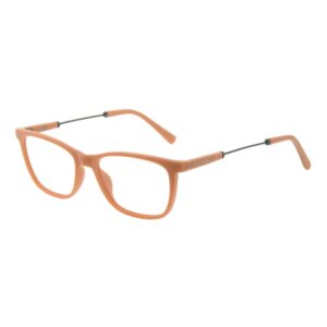 frame glasses sergio tacchini women rectangular shape salmon acetate