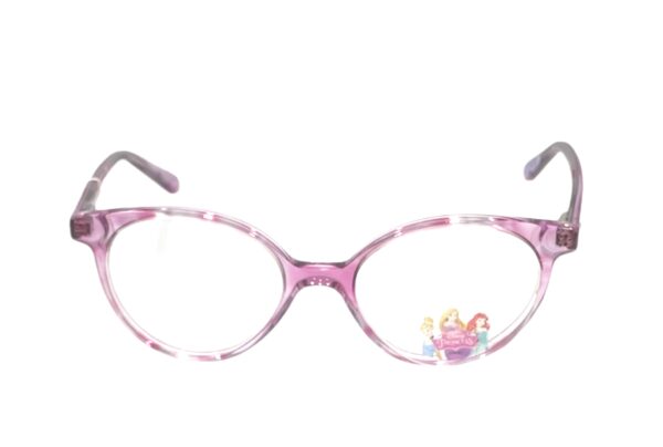 eyeglasses frozen disney girls children round shape crystal purple plastic frame